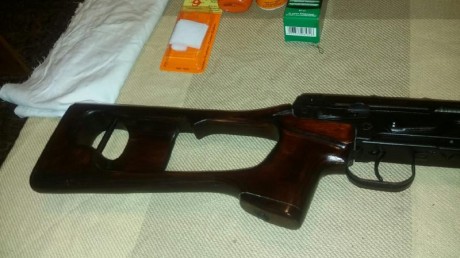 Buenas,

Pongo en venta un IZHMASH TIGR en calibre original 7,62x54R en magnífico estado.

Se puede ver 111