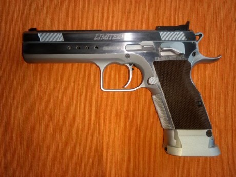 Para financiar un nuevo proyecto vendo estaTanfoglio Limited Custom HC en 9mm.
Sin Caja original, Punto 01