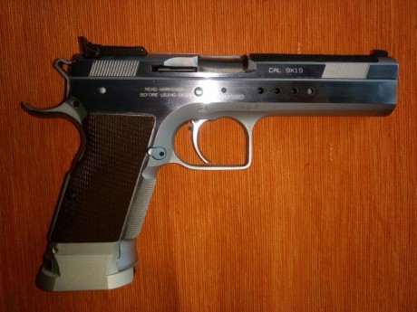 Para financiar un nuevo proyecto vendo estaTanfoglio Limited Custom HC en 9mm.
Sin Caja original, Punto 00