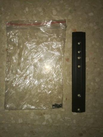 Vendo raíl para miras de rifle. No sé exactamente para que modelo es. Lo compre para una escopeta pero 00