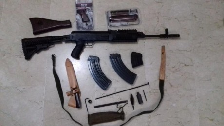 Pues eso, vendo este magnifico rifle, en calibre 7.62x39, con mecanismo de cerrojo. Solo lo he usado dos 01