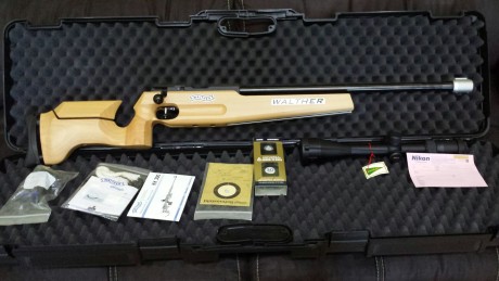 Buenas, vendo carabina Walther kk300 con culata de madera, está en perfecto estado.
Solo la carabina. 00