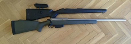 Apenas usado con culata adicional de carbono que baja su pero a poco más de 3,3kg . Mando más fotos por 00