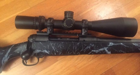 Extraordinario Rifle Savage 10/110 en calibre 6,5/284 cañón acanalado de 24 pulgadas y 61cm con carril 00