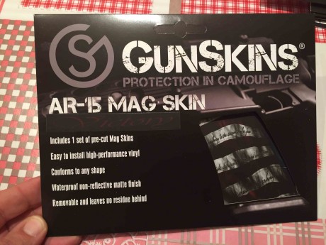 Adhesivos GUN Skin para customizar culotes cargador y cargadores fusil -bandera americana. Oferta 10 euros 00