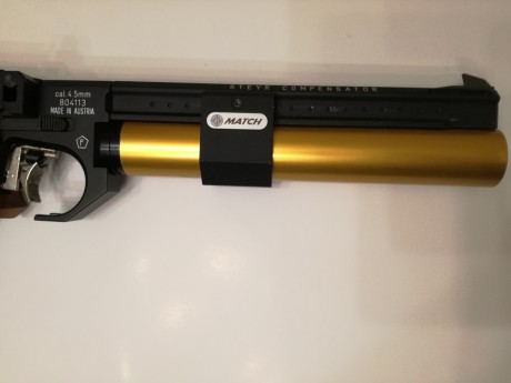 Hola a todos.
Vendo mí Steyr LP5, revisada y puesta a punto por Ibergrips a finales de agosto.
Maletín 11