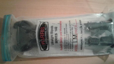 Hola compañeros y feliz año , vendo el bipode harris 9"-13" serie 1a2 modelo LM porque no lo 02