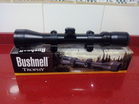 Vendo VISOR BUSNHELL TROPHY 1,5 x 6 x 44 esta en estado impecable como Nuevo ni un rasguño, esta a mitad 02
