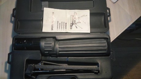 Hola.
Vendo telescopio terrestre lo compre para la practica de precisión que hace tiempo que deje, el 00