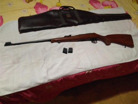 Vendo Carabina BRNO calibre 22, con dos cargadores y funda  de transporte, está en perfectas condiciones 10