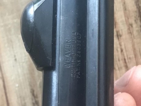 Vendo visor Weaver made in USA, es un modelo Vintage ,años 60 principios de los 70, ó sea antiguo para 00