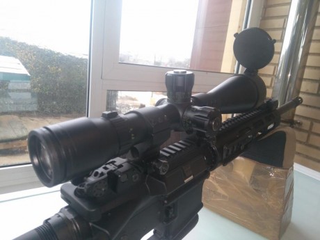 Se vende visor Bushnell Elite 6500 Tactical 4,5-30x50.  Lleva torretas tacticas, reticula mil-dot  y con 50