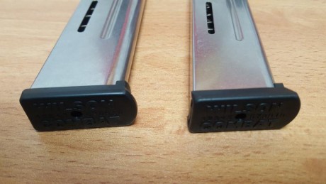 Vendo dos cargadores marca WILSON COMBAT calibre 9mm, para los modelos 1911 monohilera.
Vendo los dos 02