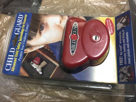 Oferta, nuevo a estrenar. Kit CHILD GUARD bloqueo arma para evitar manipulación por nadie no autorizado, 00