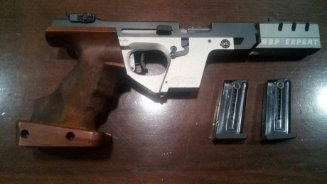 Por dejar el tiro vendo pistola.
Marca: Walther
Modelo: GSP-EXPERT
Calibre: 22 LR
Culata: talla M
Localidad 01