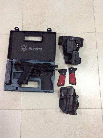 Calibre 9 pb, con maletin,dos cargadores, cachas rojas,funda fobus, funda ipsc
250 + portes
En Sevilla 02