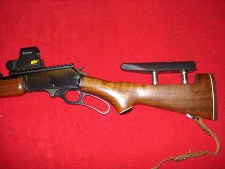 Vendo palanquero Marlin calibre 444 con bases,  carrillera regulable, funda, canana y 100 cartuchos.(sin 01