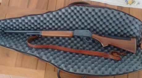 Vendo palanquero Marlin calibre 444 con bases,  carrillera regulable, funda, canana y 100 cartuchos.(sin 00