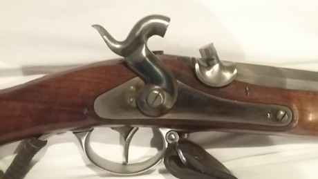  VENDIDO,. SE PUEDE CERRAR  fusil para Minie y Lamarmora.
Mausser Wünttembergischen de 
Pedersoli. Cal.54
En 11