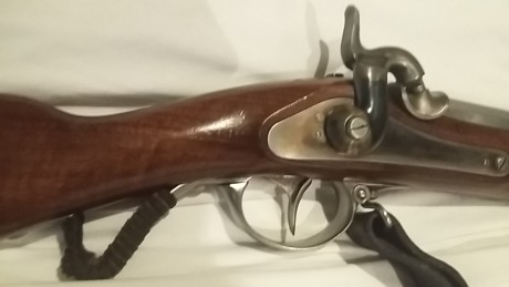  VENDIDO,. SE PUEDE CERRAR  fusil para Minie y Lamarmora.
Mausser Wünttembergischen de 
Pedersoli. Cal.54
En 10