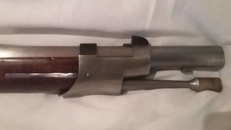  VENDIDO,. SE PUEDE CERRAR  fusil para Minie y Lamarmora.
Mausser Wünttembergischen de 
Pedersoli. Cal.54
En 00