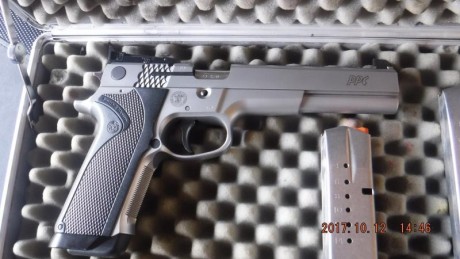   Hola a tod@s, vendo por cambio de armero S&W PPC 5906 Pistola perfecta para competir, en perfecto 00