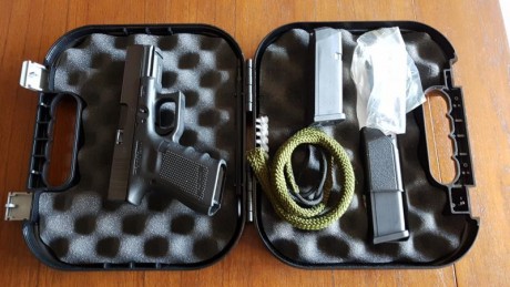 La dejo por no usarla, tiene 50 disparos. Quien esté interesado por ella puede verla en el campo de tiro 02