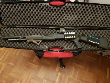 Buenas compañeros foreros!
Vendo mi escopeta HATSAN scort mp de trombón.
Esta en perfecto estado, habrá 02