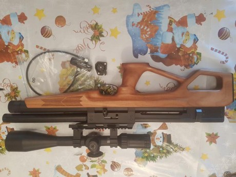 Oportunidad unica, carabina bull en calibre 5, 5 , no he tirado con ella ni 200 tiros , la compre de capricho 00