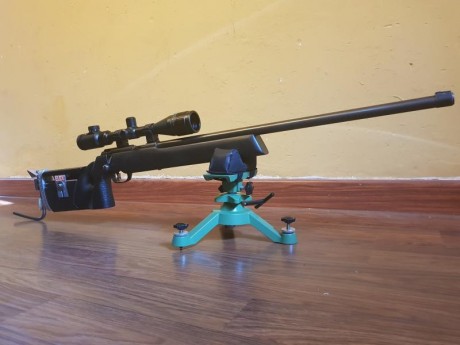 Vendo conjunto completo compuesto por:

Carabina whalter KK calibre 22.   690€

Torreta Remington con 02