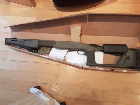 Hola, vendo esta culata Choater ultimate Sniper es la misma marca que utiliza el francotirador y la misma 01