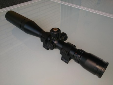 Se vende visor Bushnell Elite 6500 Tactical 4,5-30x50.  Lleva torretas tacticas, reticula mil-dot  y con 91