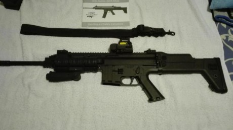 Hola por no usar, vendo esta cararabina ISSC MK 22 hecho en Austria.Esta prácticamente nueva,incluyo tres 01