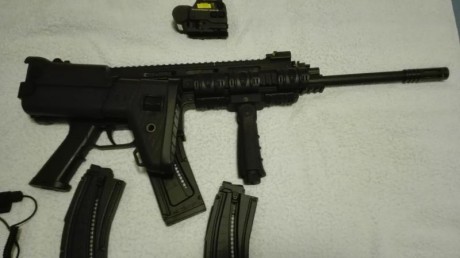 Hola por no usar, vendo esta cararabina ISSC MK 22 hecho en Austria.Esta prácticamente nueva,incluyo tres 00