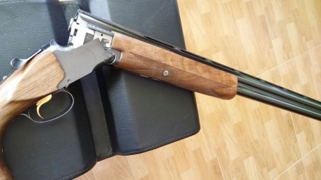 Un amigo me pasa esta escopeta que pone en venta. 
71 cm de cañon, 3 y 10 décimas
Recamaras 18,3 y el 01