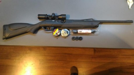 Vendo esta Gamo Extreme más visor Gamo Compact 3-9x40, en estado impecable. Regalo 4 cargadores y una 02