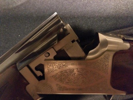 Escopeta superpuesta MIROKU MK 70 Sporting calibre 12  cañones de 76 cm, con chokes intercambiables, culata 00