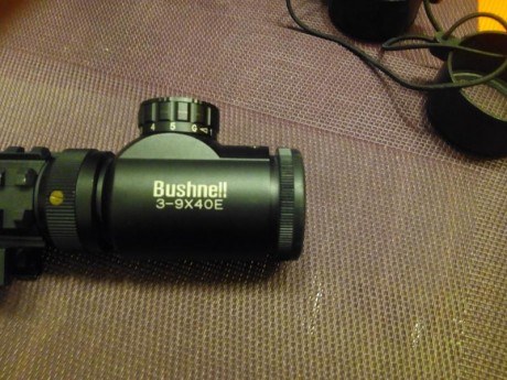Mira telescópica táctica, 3-9 X 40 E, es china, muy poco uso, apta para calibres pequeños, Airsoft, aire 01
