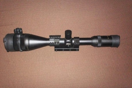 vendo visor millett gold buck 6-25x56 con reticula mildot,tubo de 30mm,tapas flip up,lo he tenido puesto 02