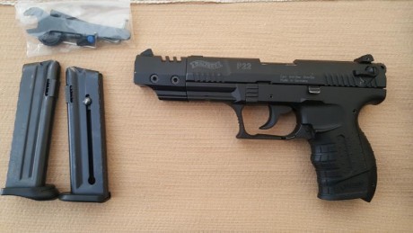 PUES LO QUE DIGO, VENDO PISTOLA DEL 22, WALTHER, APENAS A DISPARADO, TIENE SU MALETIN E INSTRUCCIONES, 01
