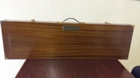 Vendo por no usar. 
Hecha a mano especificamente para transportar una ruger 10/22. Tiene algun roze por 01