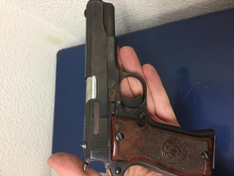 HOLA A TODOS, VENDO ESTE CLASICO DEL 9 CORTO.
Pistola Star, modelo super S, calibre 9 mm/c, muy bien cuidada, 00