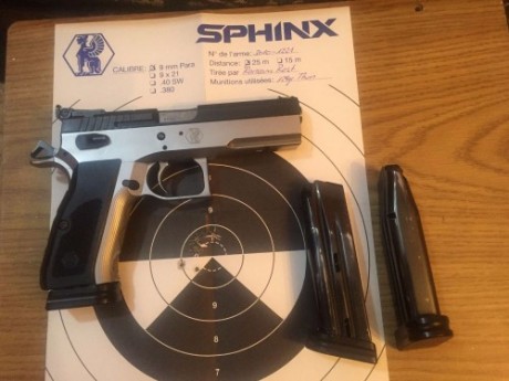 Se vende pistola sphinx 3000 hi-cap .9 mm parabelum
Pistola de la casa suiza sphinx ,Esta sin uso y viene 01