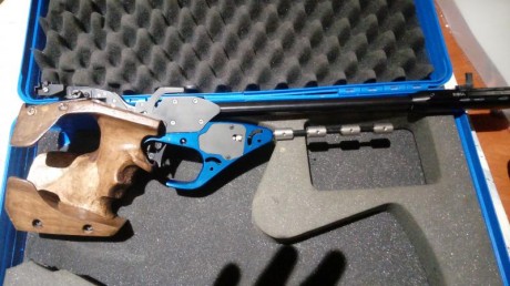 Buenas tardes , vendo pistola libre MACHT GUNS MG5 E la pistola va perfecta lleva conpensador
Irosa . 11