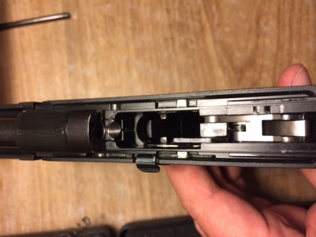 VENDIDA!! 
Walther P22, cal. .22LR
Modelo corto. Guía en F
Con su estuche y accesorios originales
precio: 01