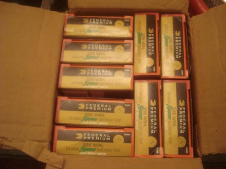 Hola.

Vendoìdas las 180 vainas del calibre .308W marca Federal Gold Medal con un solo tiro, pulidas en 00