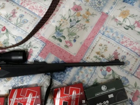 Se vende marlin xl7 en cal. 30-06, con punto y alza de serie, tambien con monturas completas leupold QR, 00