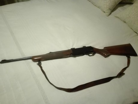 FN Browning bar II battue light 30-06. Como nuevo, mejor ver. Incluye correa y funda ambas de cuero. 

Precio 01