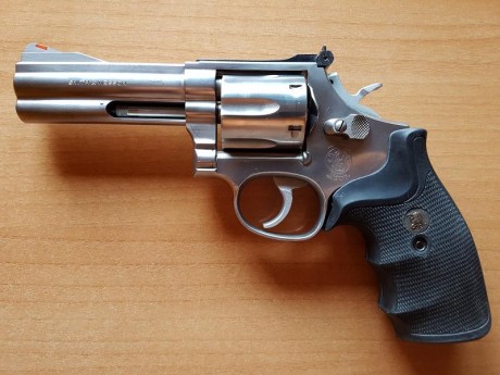 Precioso revolver Smith Wesson modelo 686-3 de acero, sin apenas uso, calibre 357 Magnun, 38 Special, 00