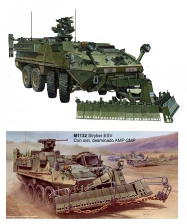 Buenas tardes carristas.
Solicito vuestra ayuda para identificar una versión del vehiculo 8x8 Stryker 141